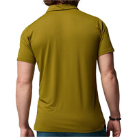 Columbia camiseta montaña manga corta hombre Tech Trail Utility Polo vista trasera