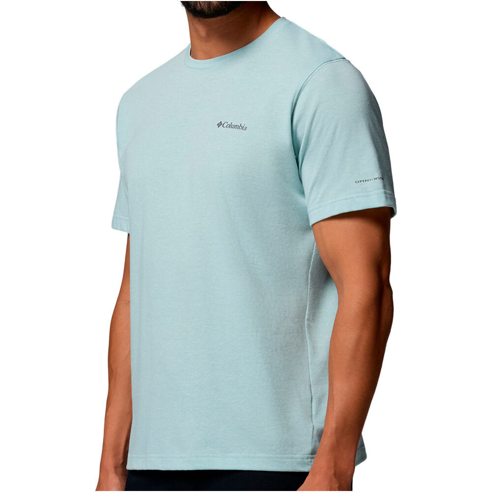 Columbia camiseta montaña manga corta hombre Thistletown Hills  Short Sleeve vista detalle