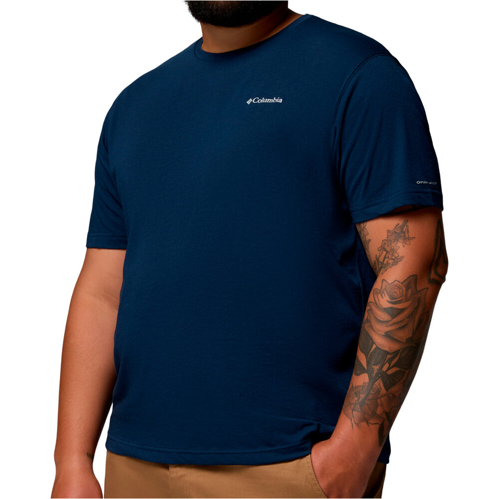 Columbia camiseta montaña manga corta hombre Thistletown Hills Short Sleeve vista detalle