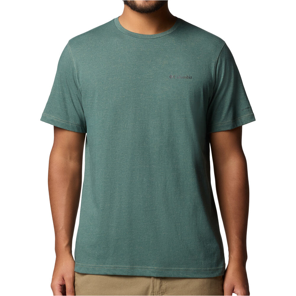 Columbia camiseta montaña manga corta hombre Thistletown Hills  Short Sleeve vista frontal