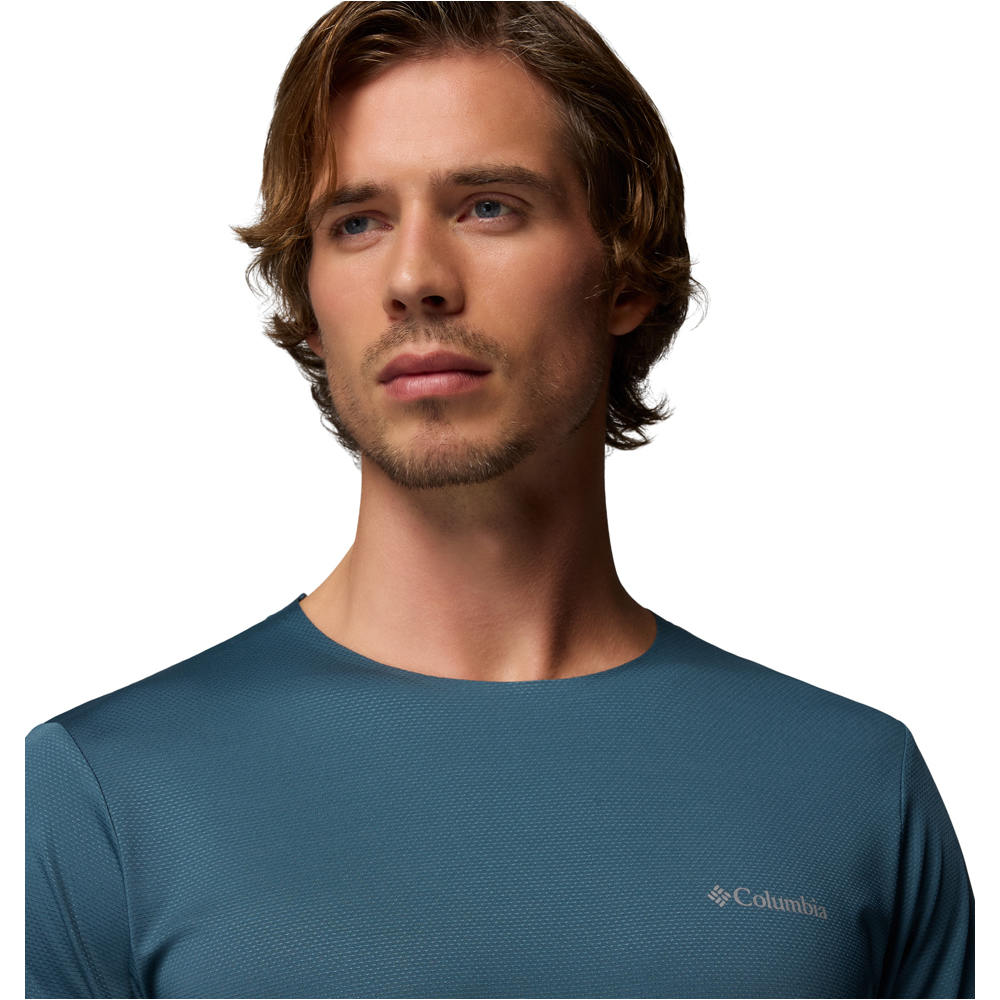 Columbia camiseta montaña manga corta hombre Three Pitch SS Crew 03