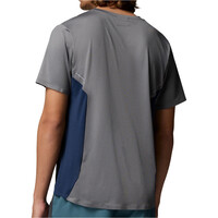 Columbia camiseta montaña manga corta hombre Three Pitch SS Crew vista trasera