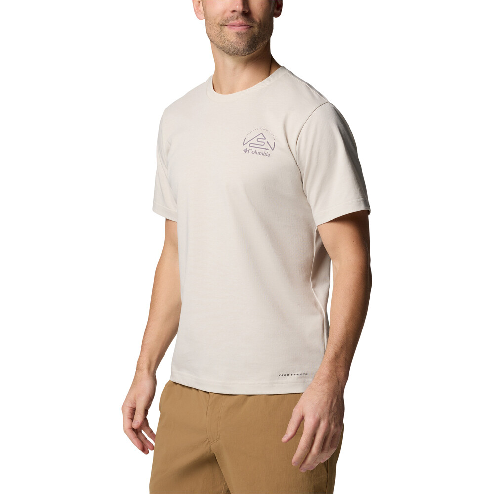 Columbia camiseta montaña manga corta hombre Tunnel Valley  Graphic Tee vista detalle