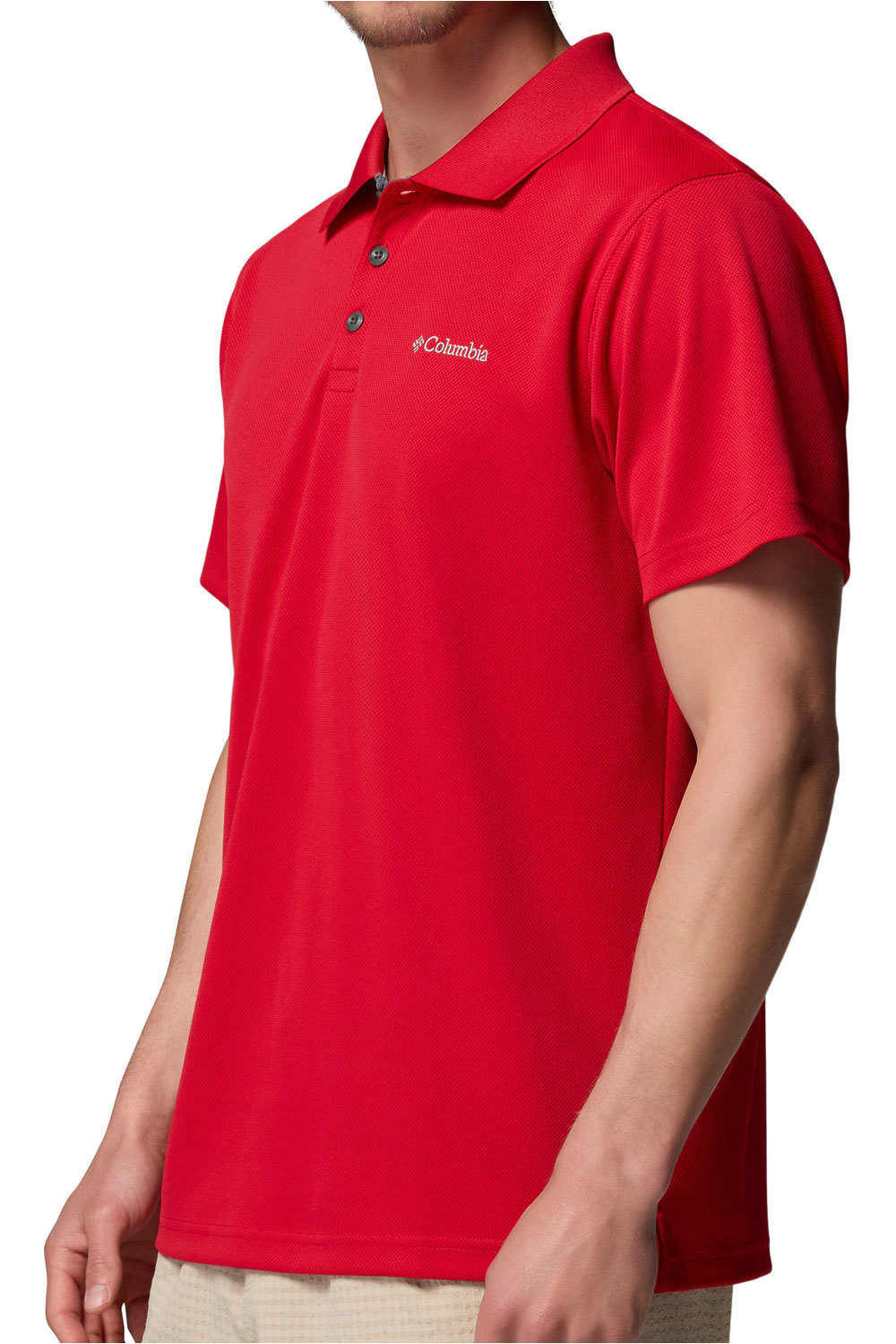 Columbia camiseta montaña manga corta hombre Utilizer Polo vista detalle