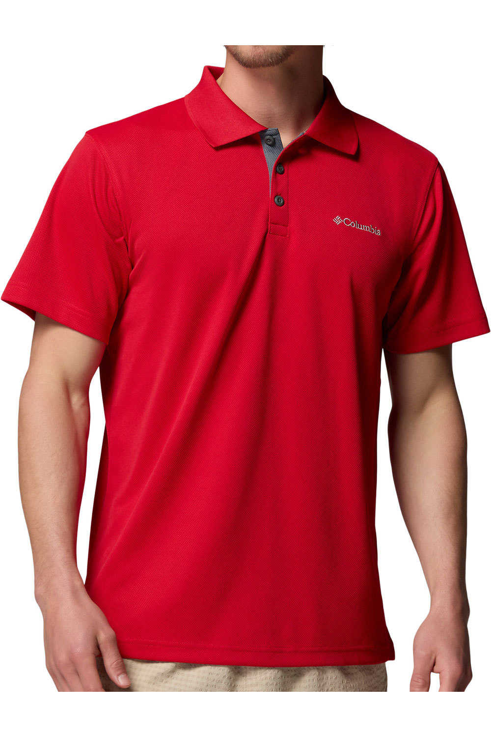 Columbia camiseta montaña manga corta hombre Utilizer Polo vista frontal