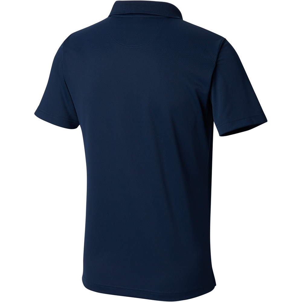 Columbia camiseta montaña manga corta hombre Utilizer Polo vista trasera