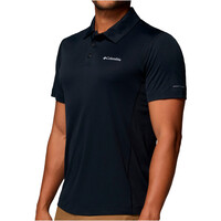 Columbia camiseta montaña manga corta hombre Zero Rules  Light Polo vista detalle