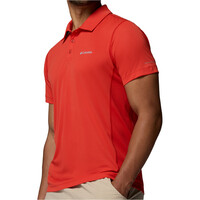 Columbia camiseta montaña manga corta hombre Zero Rules Light Polo vista detalle