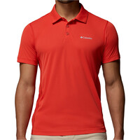 Columbia camiseta montaña manga corta hombre Zero Rules Light Polo vista frontal