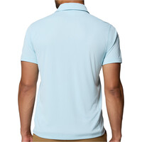 Columbia camiseta montaña manga corta hombre Zero Rules Light Polo vista trasera