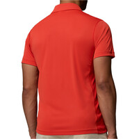 Columbia camiseta montaña manga corta hombre Zero Rules Light Polo vista trasera