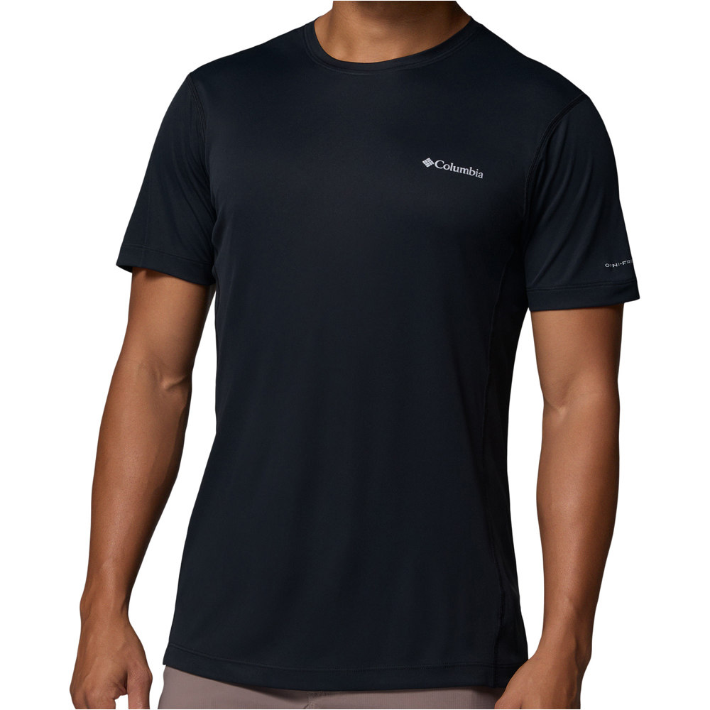 Columbia camiseta montaña manga corta hombre Zero Rules  Light SS Crew vista frontal
