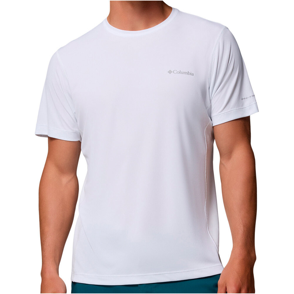 Columbia camiseta montaña manga corta hombre Zero Rules  Light SS Crew vista frontal