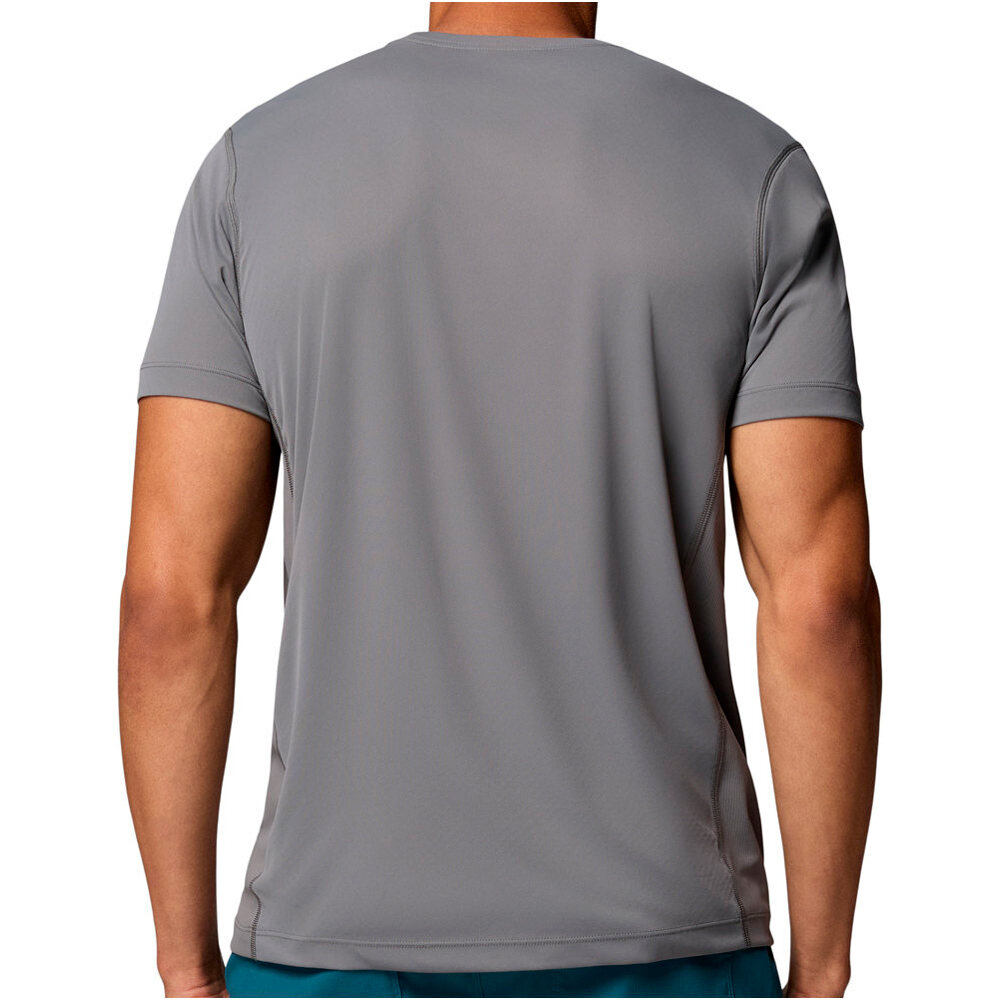 Columbia camiseta montaña manga corta hombre Zero Rules  Light SS Crew vista trasera
