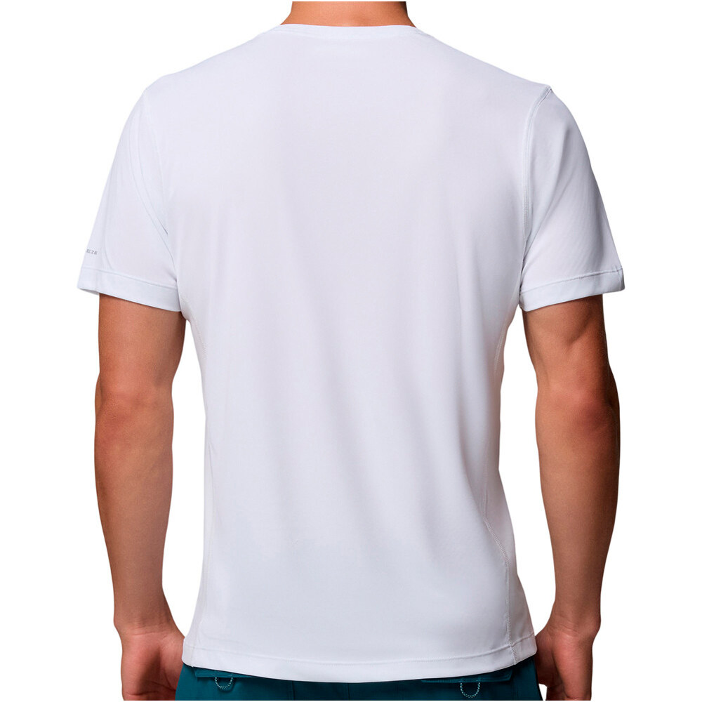 Columbia camiseta montaña manga corta hombre Zero Rules  Light SS Crew vista trasera