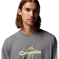 Columbia camiseta montaña manga corta hombre Zero Rules Light SS Graphic Crew 03