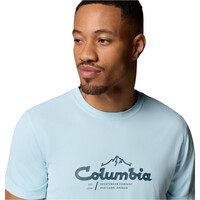 Columbia camiseta montaña manga corta hombre Zero Rules Light SS Graphic Crew 03