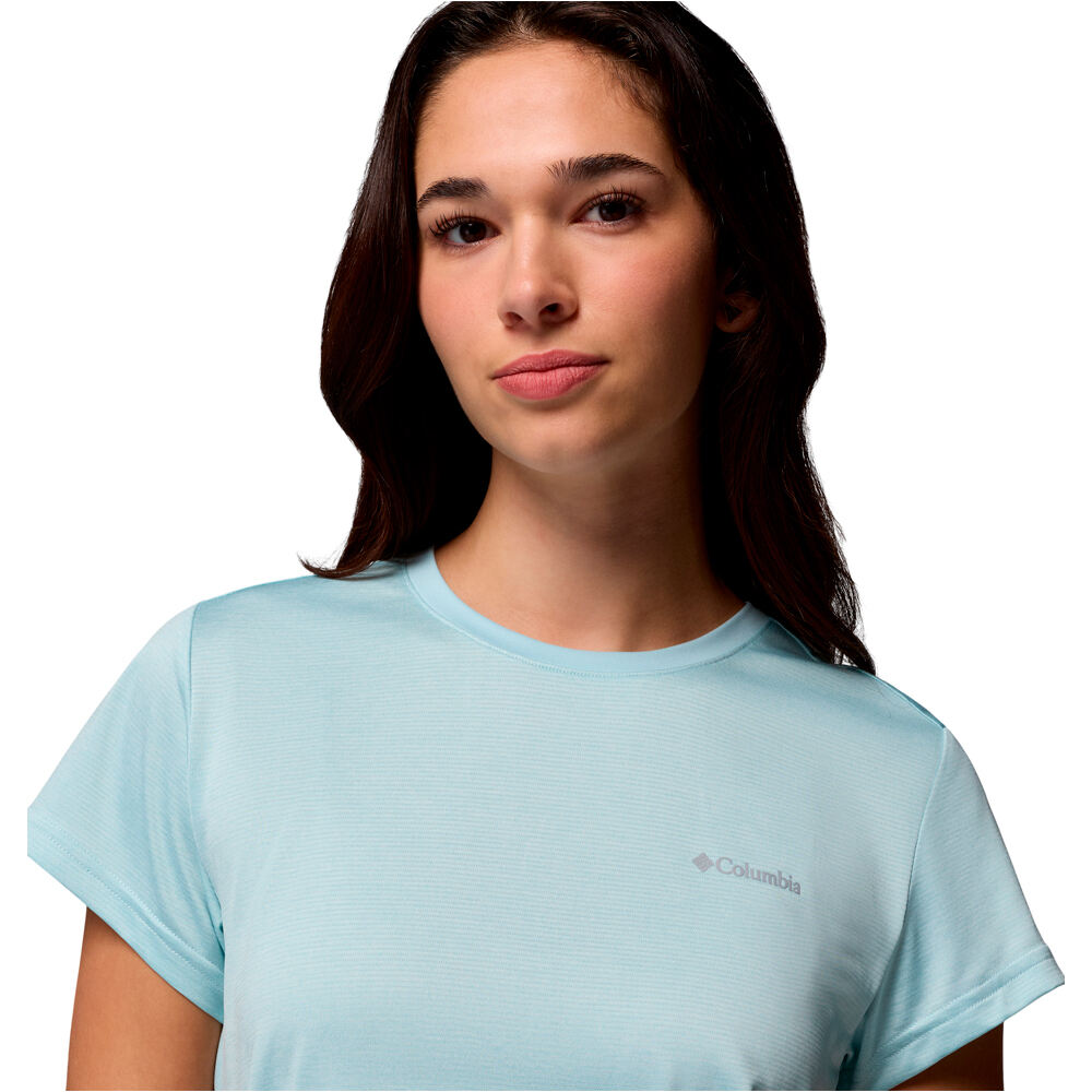 Columbia camiseta montaña manga corta mujer BlueVista Hill SS Crew 03