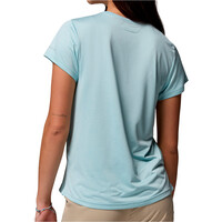 Columbia camiseta montaña manga corta mujer BlueVista Hill SS Crew vista trasera
