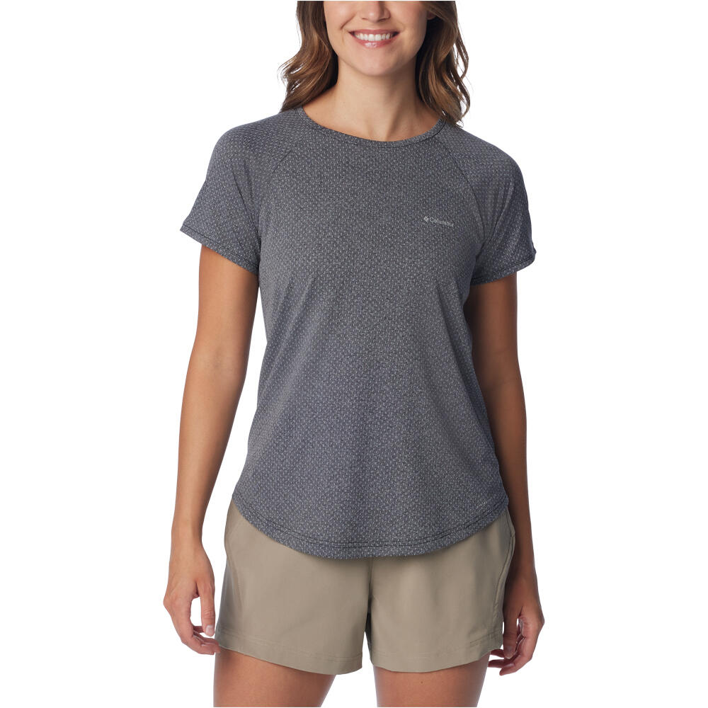 Columbia camiseta montaña manga corta mujer Bogata Bay  SS Tee vista frontal
