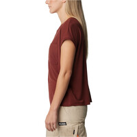 Columbia camiseta montaña manga corta mujer Boundless Trek Short Sleeve Tee vista detalle
