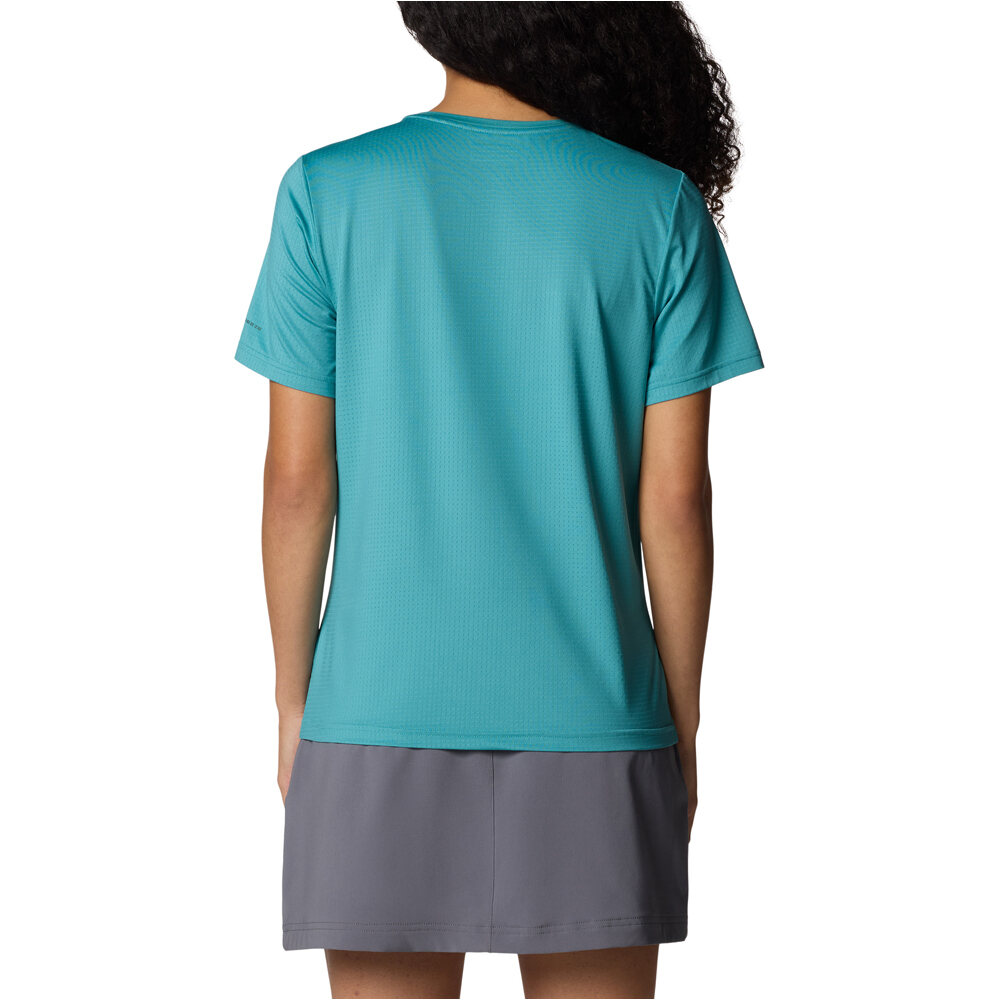 Columbia camiseta montaña manga corta mujer Wild Springs  SS vista trasera