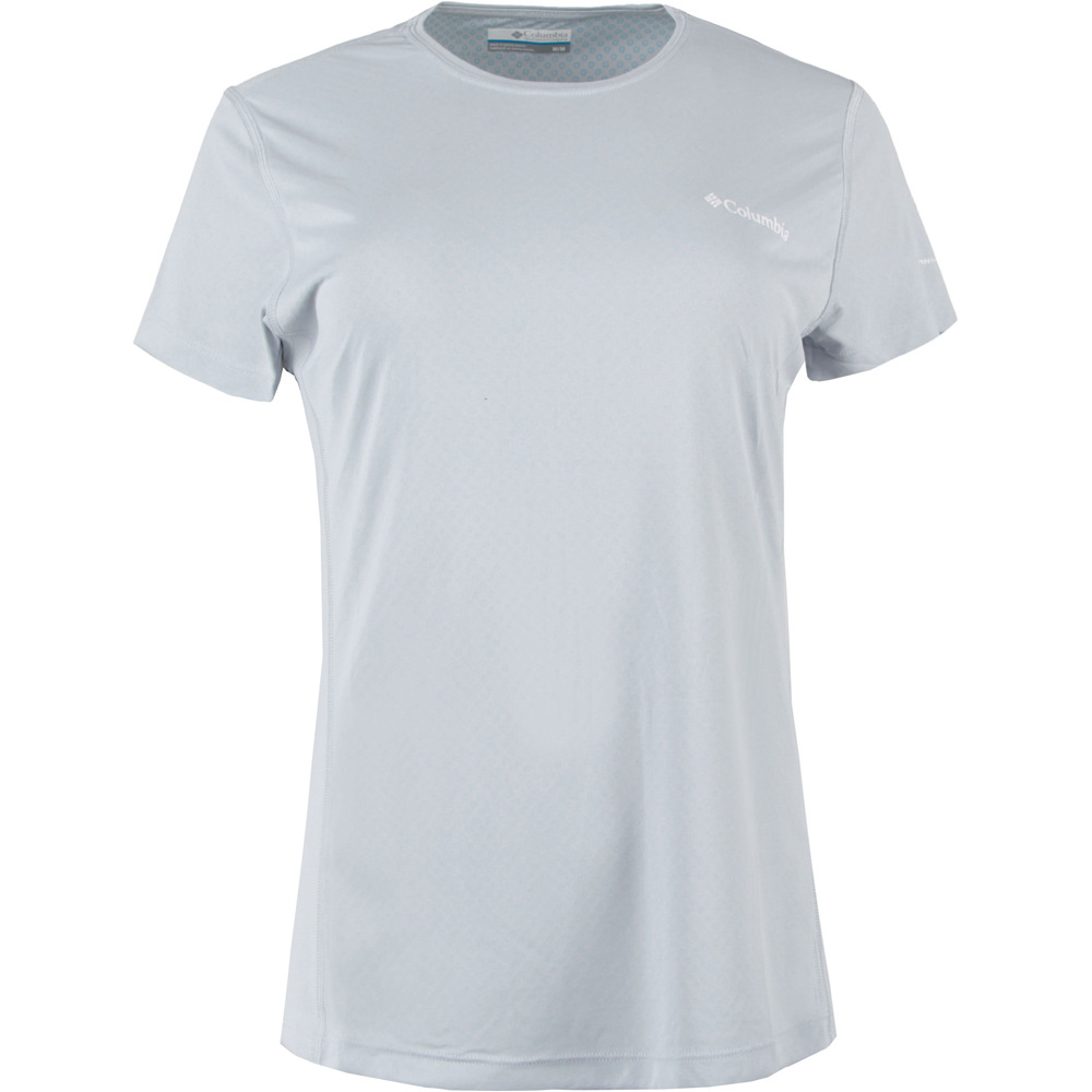 Columbia camiseta montaña manga corta mujer Zero Rules   Light SS Crew vista frontal