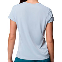 Columbia camiseta montaña manga corta mujer Zero Rules  Light SS Crew vista trasera