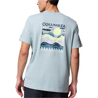 Columbia camiseta montaña manga corta niño Explorers Canyon Back SS Tee vista trasera