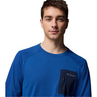 Columbia camiseta montaña manga larga hombre Columbia Tech Knit Long Sleeve Crew vista detalle