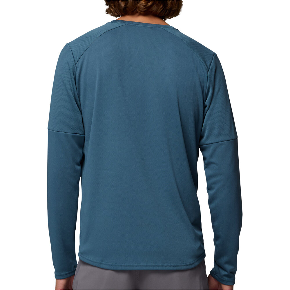 Columbia camiseta montaña manga larga hombre Columbia Tech Knit Long Sleeve Crew vista trasera