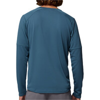 Columbia camiseta montaña manga larga hombre Columbia Tech Knit Long Sleeve Crew vista trasera