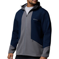 Columbia camiseta montaña manga larga hombre Columbia Tech Spacer Knit Hoodie vista detalle