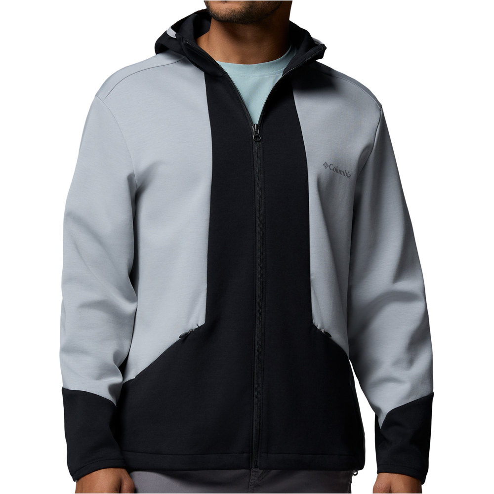 Columbia camiseta montaña manga larga hombre Columbia Tech Spacer Knit Hoodie vista frontal