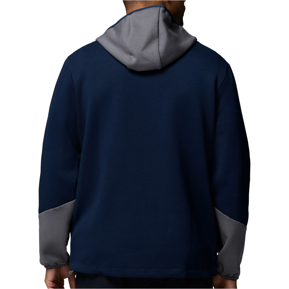 Columbia camiseta montaña manga larga hombre Columbia Tech Spacer Knit Hoodie vista trasera