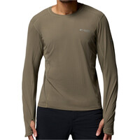 Columbia camiseta montaña manga larga hombre Diamond Peak Pro Long Sleeve Crew vista frontal