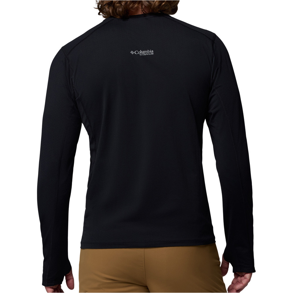 Columbia camiseta montaña manga larga hombre Diamond Peak Pro Long Sleeve Crew vista trasera