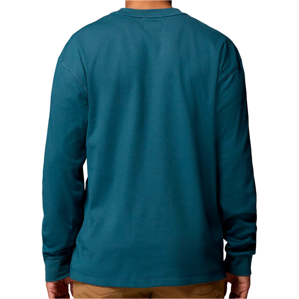 Columbia camiseta montaña manga larga hombre Echo Passage LS Crew vista trasera