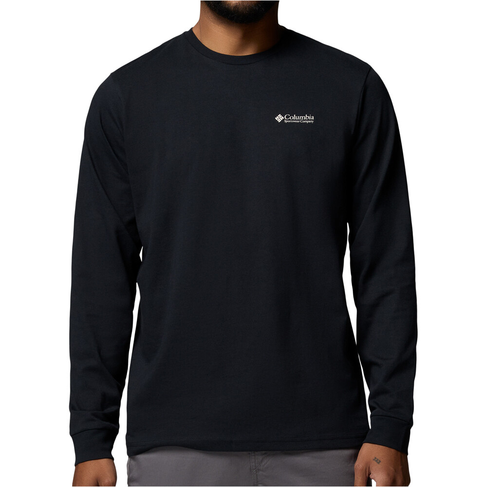 Columbia camiseta montaña manga larga hombre Explorers Canyon Long Sleeve T-Shirt vista frontal