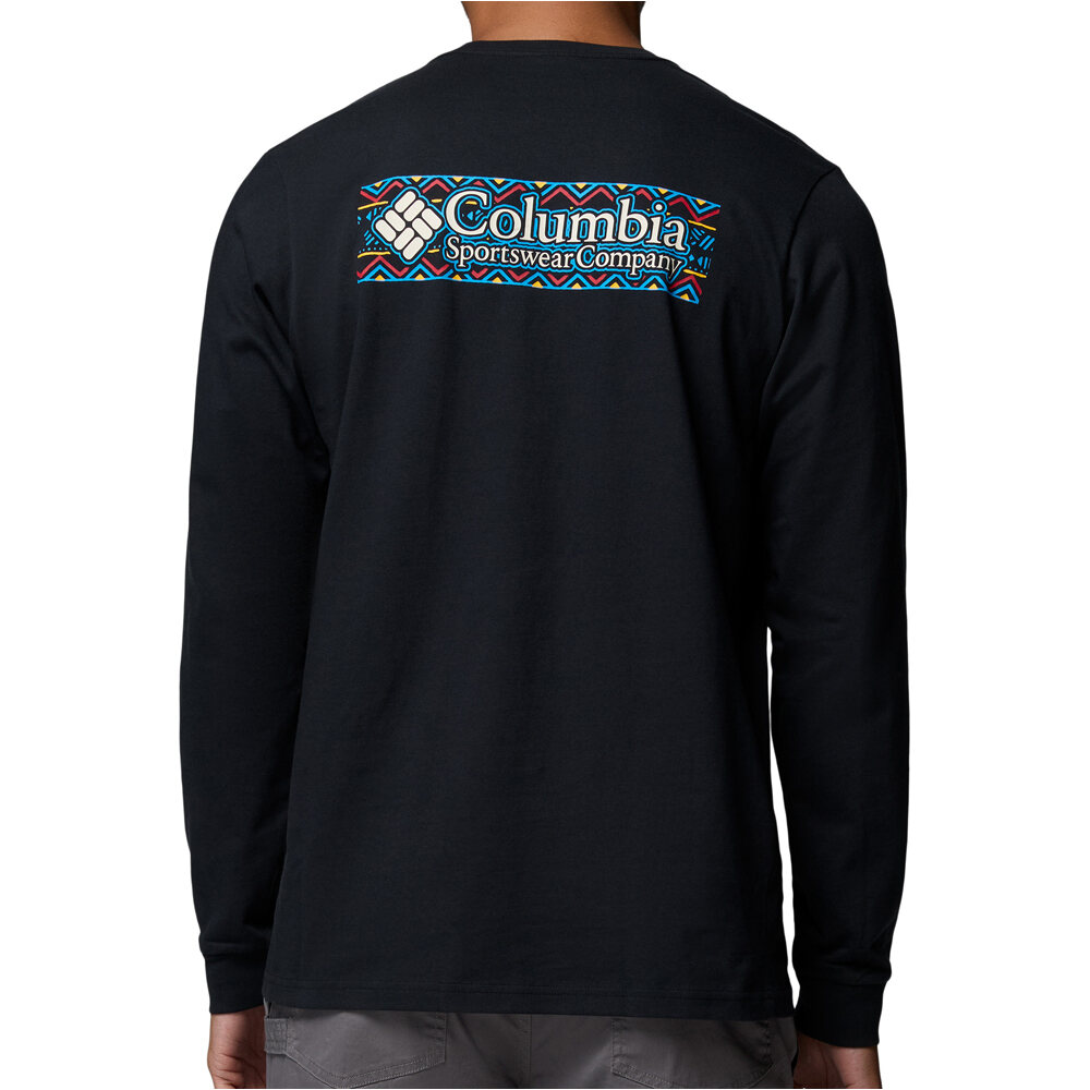 Columbia camiseta montaña manga larga hombre Explorers Canyon Long Sleeve T-Shirt vista trasera