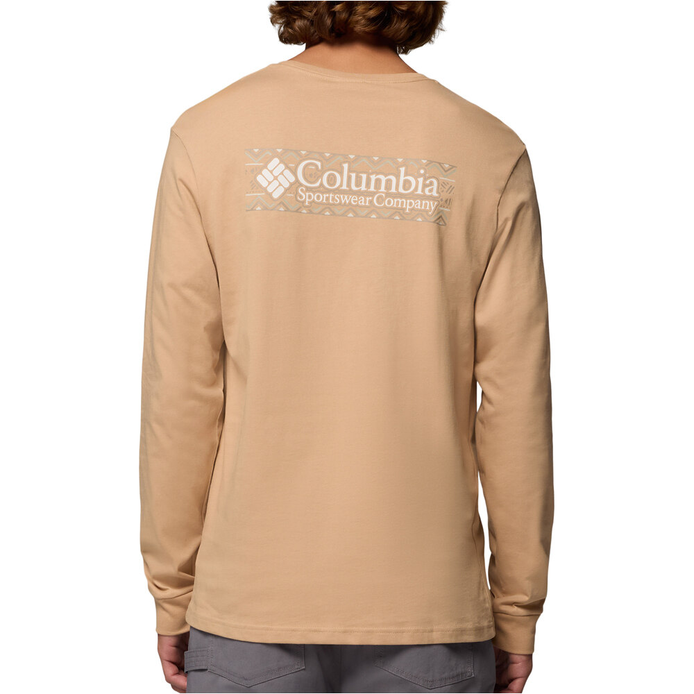 Columbia camiseta montaña manga larga hombre Explorers Canyon Long Sleeve T-Shirt vista trasera