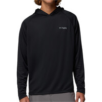 Columbia camiseta montaña manga larga hombre PFG Solar Stream Hoodie vista frontal