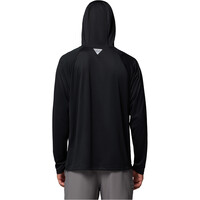 Columbia camiseta montaña manga larga hombre PFG Solar Stream Hoodie vista trasera