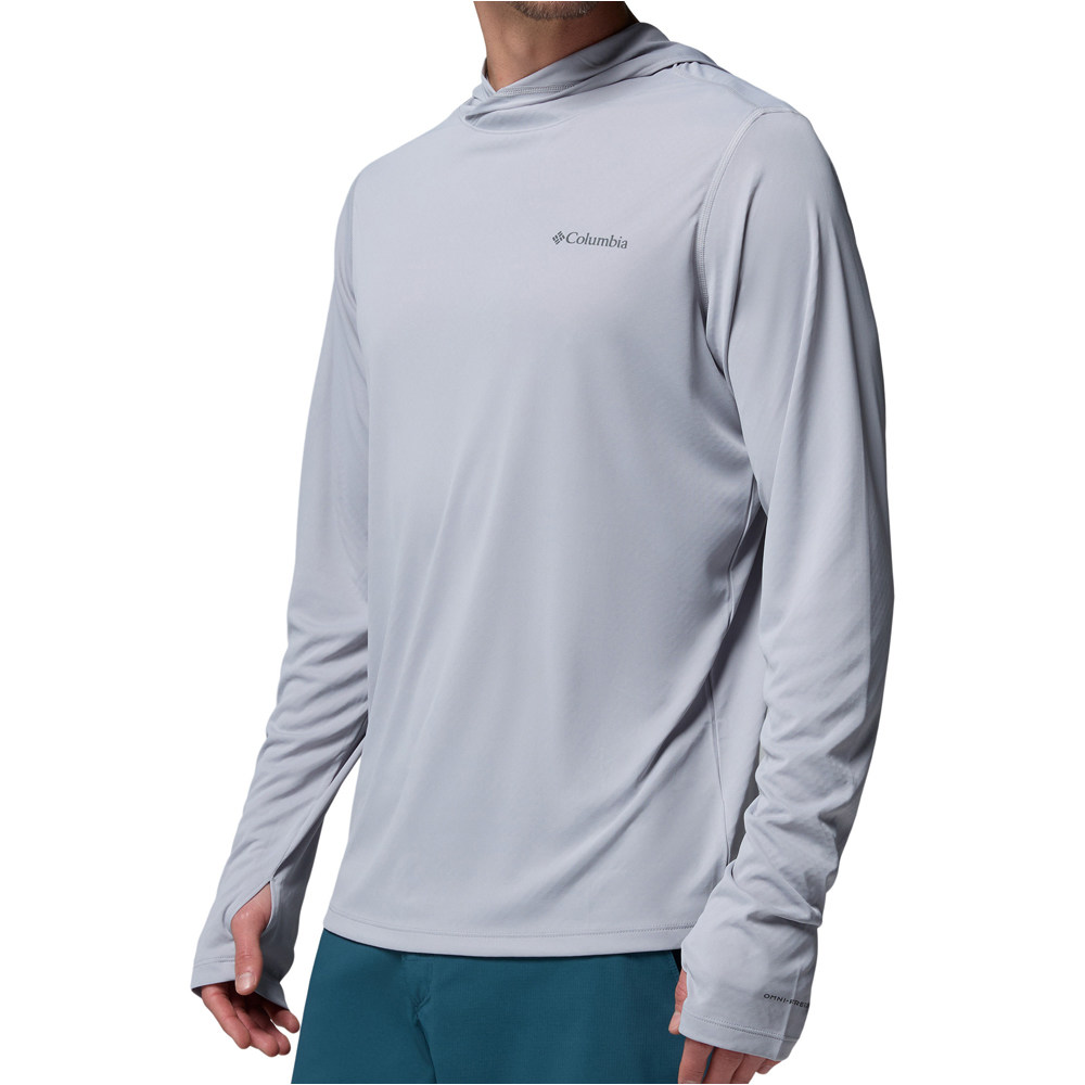 Columbia camiseta montaña manga larga hombre Zero Rules Light Hoodie vista detalle
