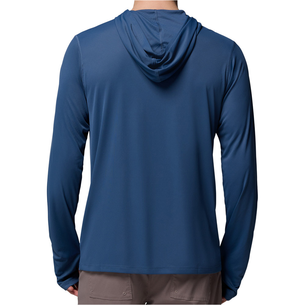 Columbia camiseta montaña manga larga hombre Zero Rules Light Hoodie vista trasera