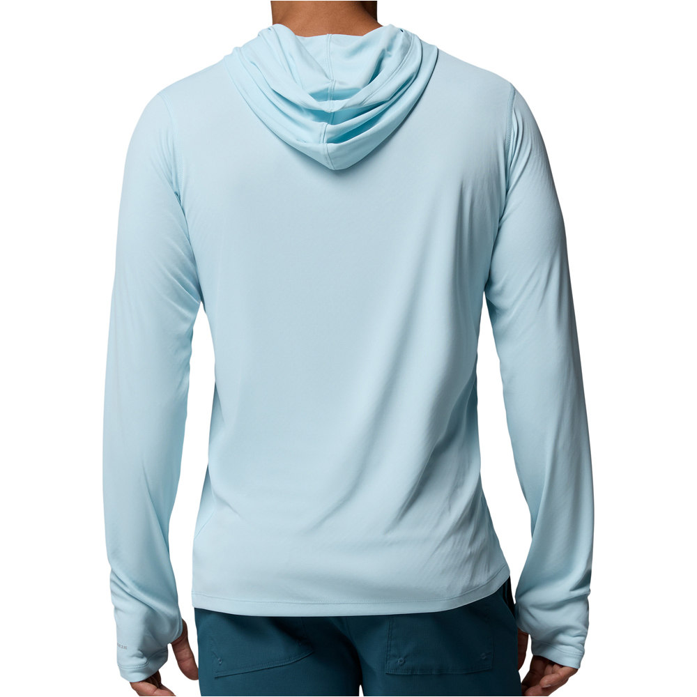 Columbia camiseta montaña manga larga hombre Zero Rules Light Hoodie vista trasera