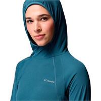 Columbia camiseta montaña manga larga mujer Stealth Spring LS Hoodie vista detalle