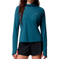 Columbia camiseta montaña manga larga mujer Stealth Spring LS Hoodie vista frontal