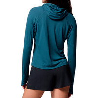 Columbia camiseta montaña manga larga mujer Stealth Spring LS Hoodie vista trasera