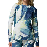 Columbia camiseta térmica manga larga mujer Omni-Heat Infinity Knit LS Crew vista frontal